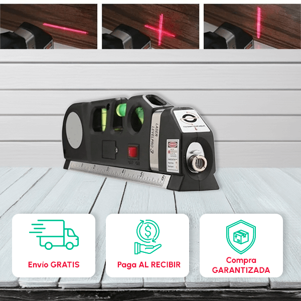 METRO NIVEL LASER 4 EN 1 + Envío GRATIS