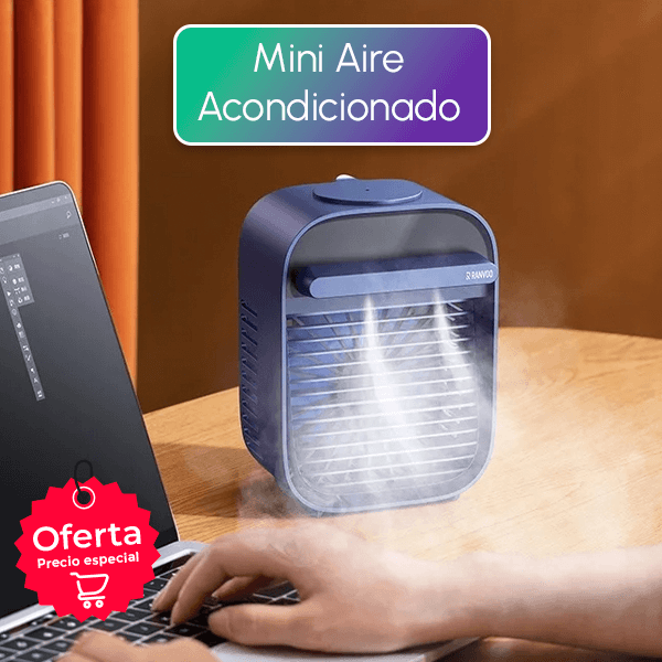 MINI AIRE ACONDICIONADO PORTÁTIL + Envío GRATIS