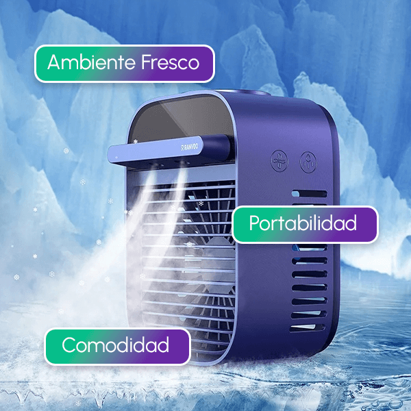 MINI AIRE ACONDICIONADO PORTÁTIL + Envío GRATIS