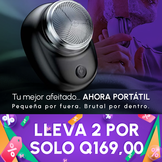 Paga 1 Lleva 2 Afeitadoras Portátiles | Suave, Recargable y Compacta + REGALO