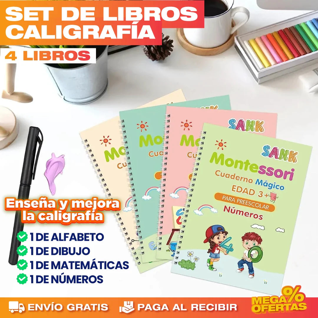 Libro de Caligrafía para Niños | Escritura Clara y Divertida + REGALO