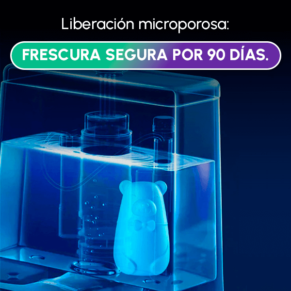 Pack x4 Limpiadores de inodoro Oso Azul + Envío GRATIS