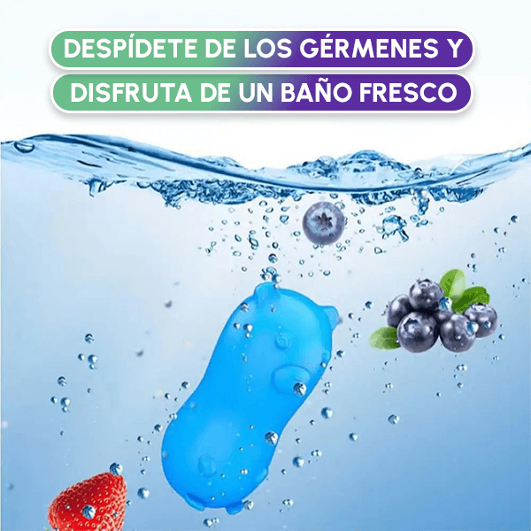Pack x4 Limpiadores de inodoro Oso Azul + Envío GRATIS