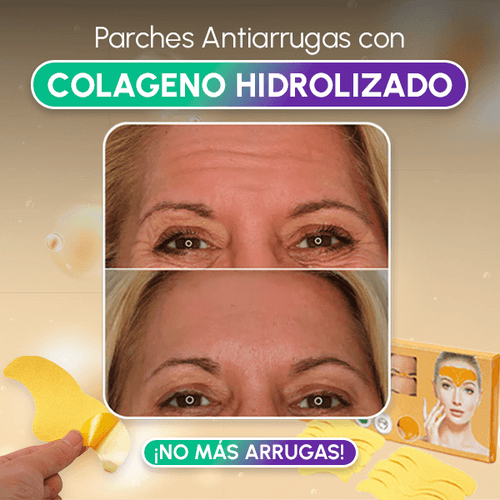Parches Antiarrugas con COLAGENO HIDROLIZADO + Envío GRATIS
