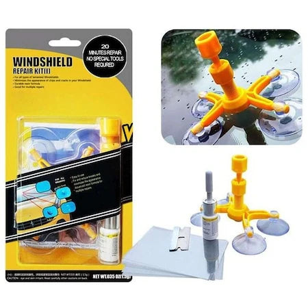 Kit Reparador de Cristales para Autos – Arregla Rayones y Grietas en Minutos