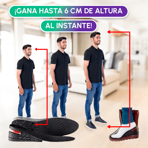 Pague 1 LLeve 2 Pak Taloneras Aumenta Altura + REGALO