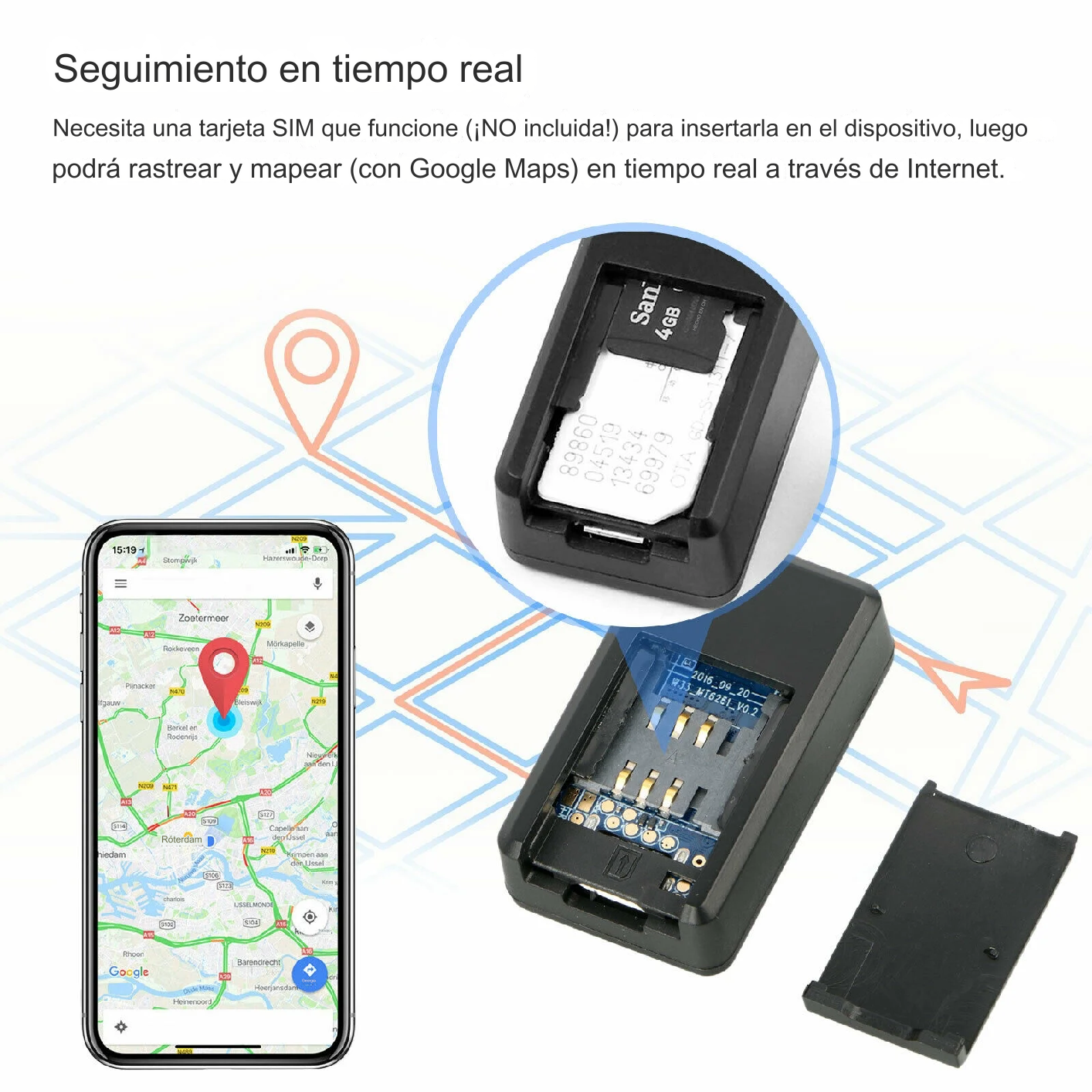 Localizador GPS rastreador Mini + REGALO
