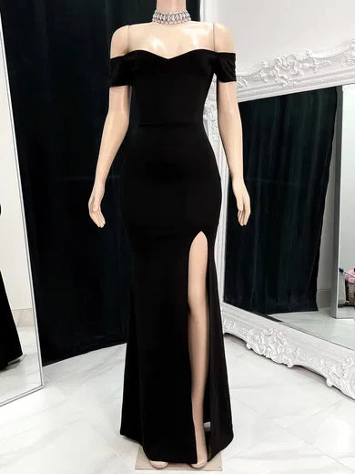 Vestido Elegante de Noche – Blanco, Rojo y Negro | Estilo Sofisticado
