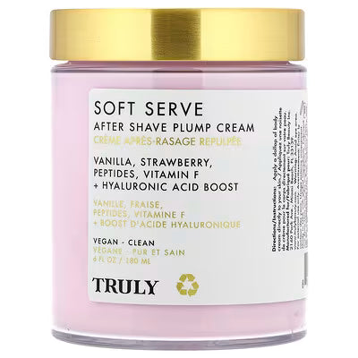 Truly Soft Serve After Shave Cream – Crema Post Rasurado Hidratante con Péptidos y Ácido Hialurónico