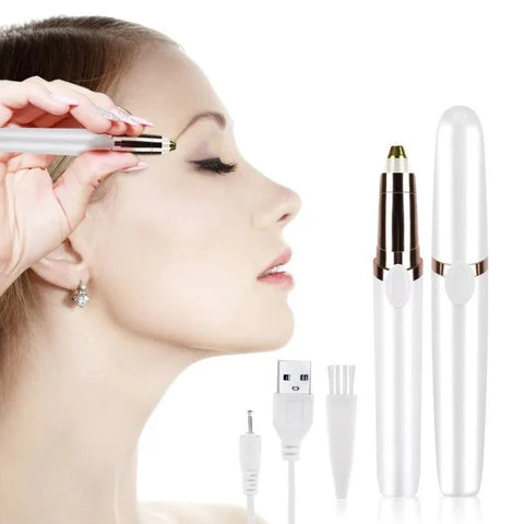 Depilador de Cejas Eléctrico Profesional – Precisión Sin Dolor, Recargable y Portátil