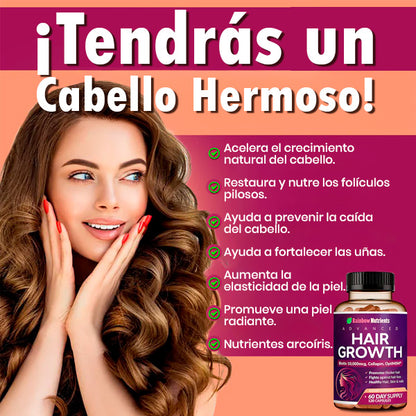 Rainbow Nutrients™ – Recupera tu Cabello Perdido y Hazlo Crecer Fuerte y Abundante