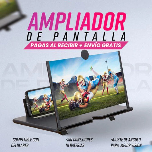 AMPLIFICADOR PANTALLA CELULAR 3D (COMPATIBLE CON TODO TIPO DE SMARTPHONES)