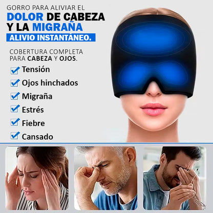 Paga 1 Lleva 2 Gorro Terapéutico para Migraña | Alivio Inmediato Frío o Calor + OBSEQUIO