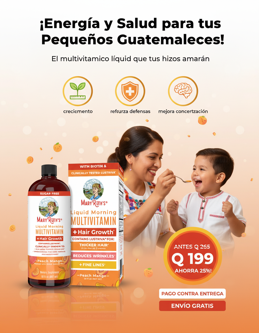 MaryRuth’s Multivitamínico Líquido para Niños