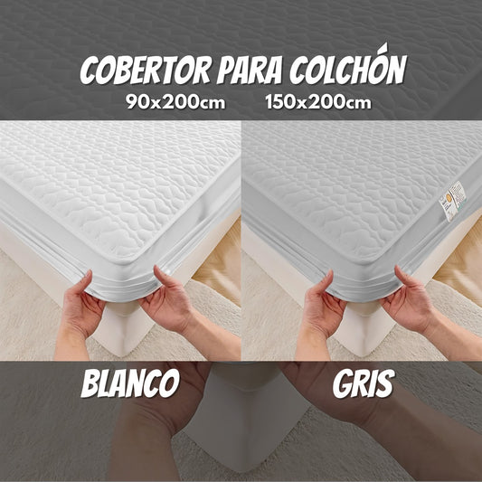 Cubre Colchón Impermeable Antibacterial | Protección y Confort Total