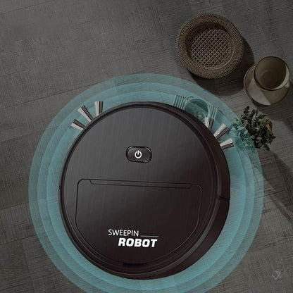 Robot Aspirador Inteligente Silencioso | Succión Potente 1499PA para Alfombra y Piso – Automático y Compacto