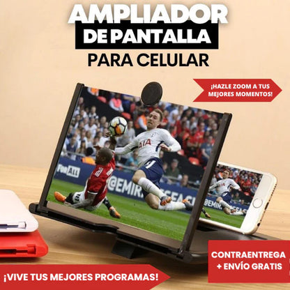 AMPLIFICADOR PANTALLA CELULAR 3D (COMPATIBLE CON TODO TIPO DE SMARTPHONES)