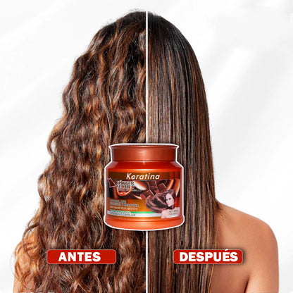 Mascarilla de Keratina y Vitaminas | Liso, Brillante y Sin Frizz al Instante Pague 1 Lleve 2 + OBSEQUIO