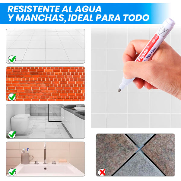Marcador para juntas resistente al agua