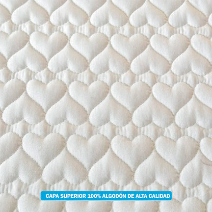 Cubre Colchón Impermeable Antibacterial | Protección y Confort Total