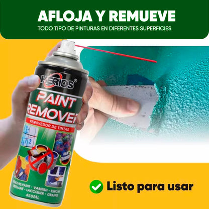 Spray Removedor de Pintura Acrílica Potente HERIOS 450 ml – Limpieza Rápida