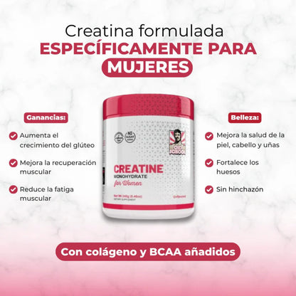 Creatina Monohidratada para Mujeres – Energía y Fuerza Real
