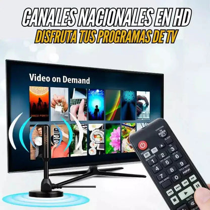 Antena TDT | TV Digital Ultra HD | Canales Gratis + REGALO