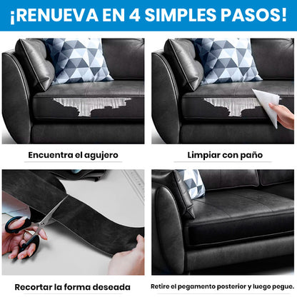 Cuero Adhesivo para Tapizar | Renueva y Repara Fácilmente