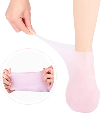 Calcetines cortos de silicona para terapia hidratantes de pies