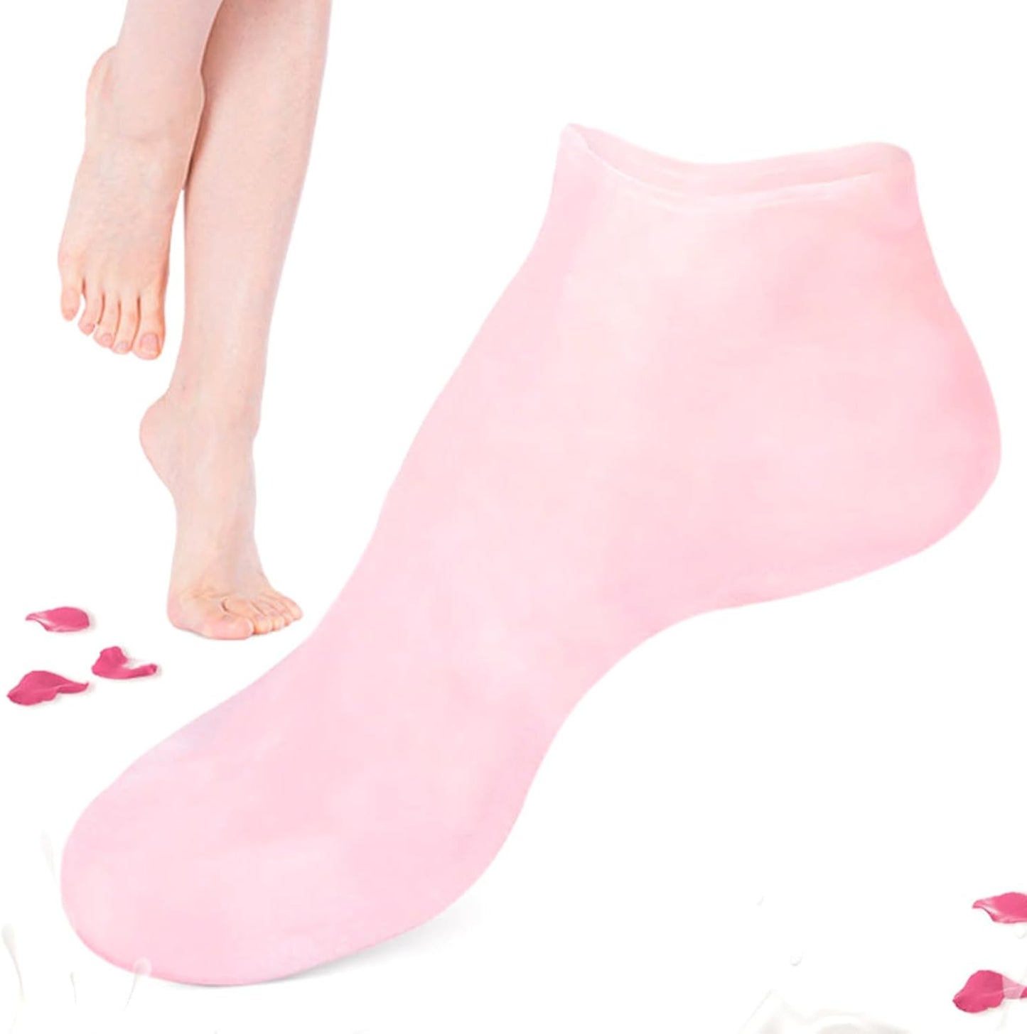 Calcetines cortos de silicona para terapia hidratantes de pies