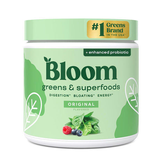 🌱 Bloom Greens & Superfoods Berry – Energía, Digestión y Bienestar en 1 Scoop