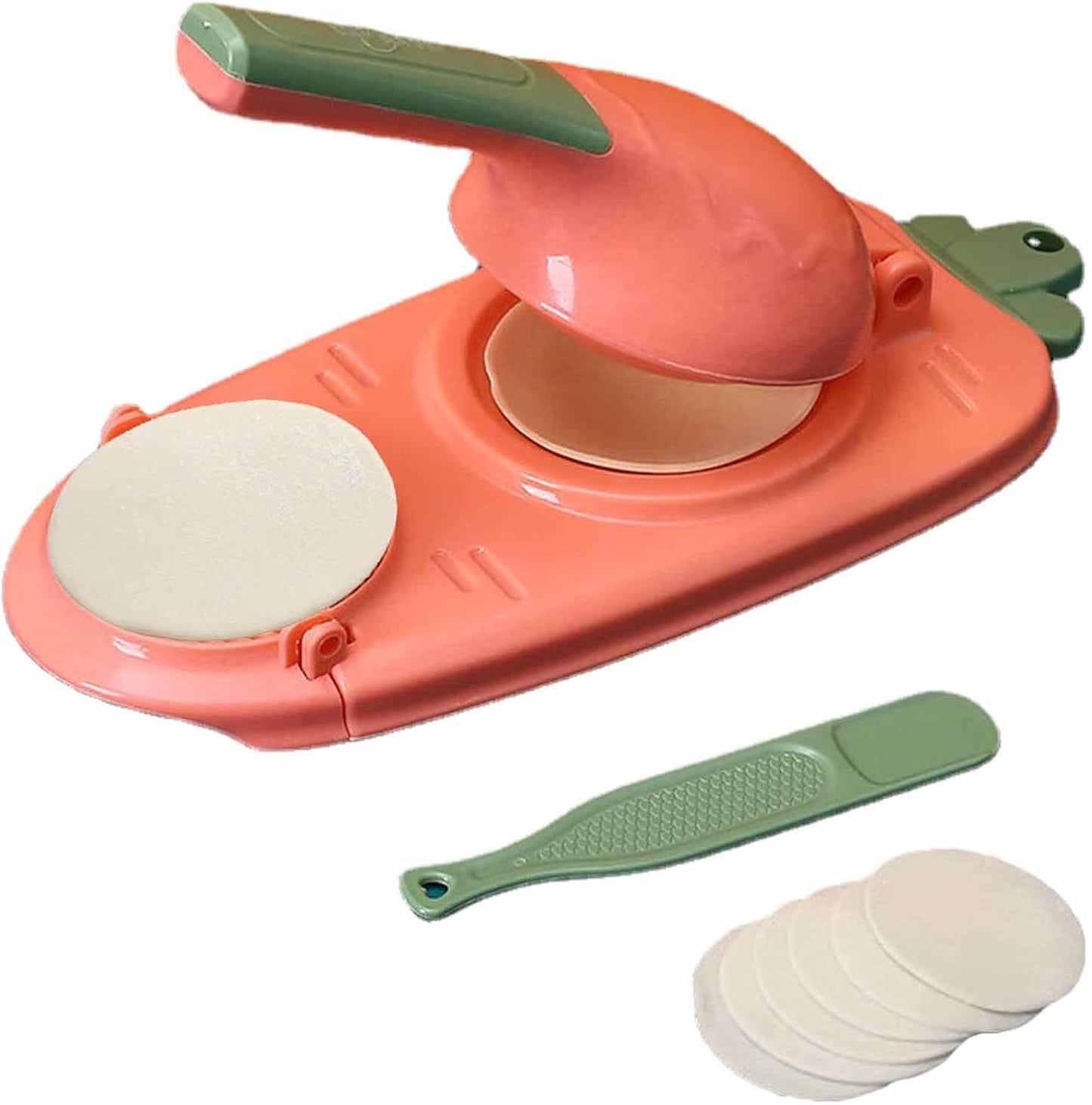 Máquina 2 en 1 para Albóndigas y Empanadas | Prensadora Manual Multifuncional