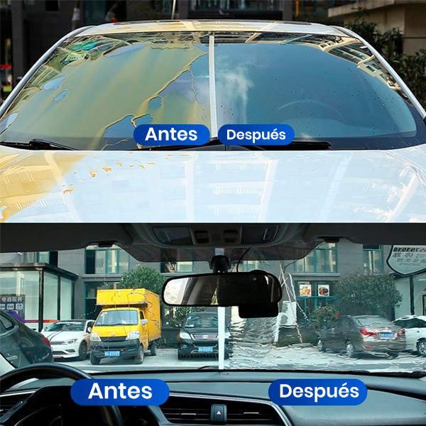 CEPILLO LIMPIADOR DE PELICULA DE ACEITE PARA AUTOMOVIL