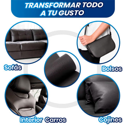 Cuero Adhesivo para Tapizar | Renueva y Repara Fácilmente