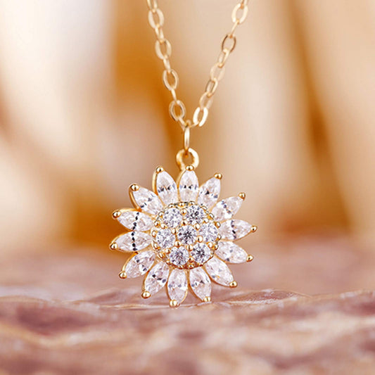 Collar de Girasol Giratorio + REGALO