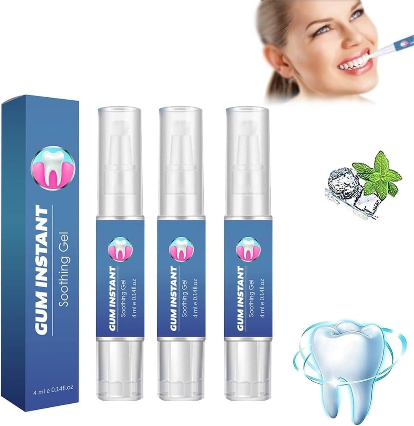 Blanqueador  Dental Instantáneo para Encías Inflamadas - Elimina Manchas y Cuida Encías
