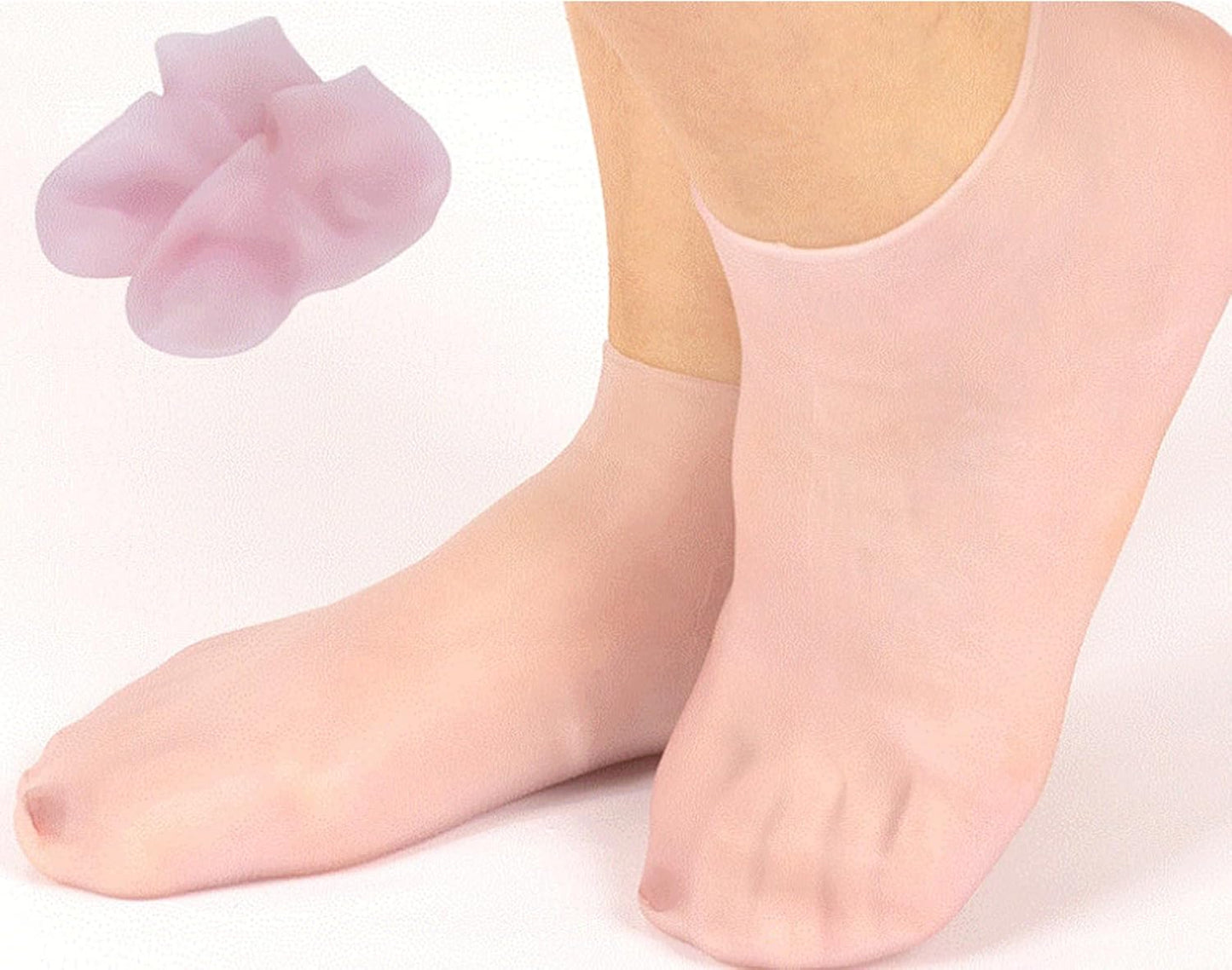 Calcetines cortos de silicona para terapia hidratantes de pies