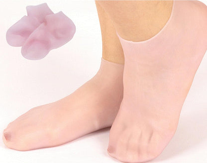 Calcetines cortos de silicona para terapia hidratantes de pies