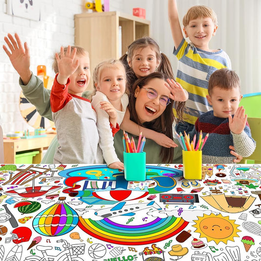 Rollo de Dibujo para Niños | Papel para Pintar, Colorear y Crear Sin Límites
