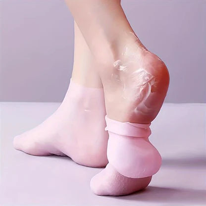 Calcetines cortos de silicona para terapia hidratantes de pies