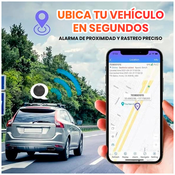Rastreador GPS Portátil | Seguridad Total para Vehículos, Familias y Objetos de Valor