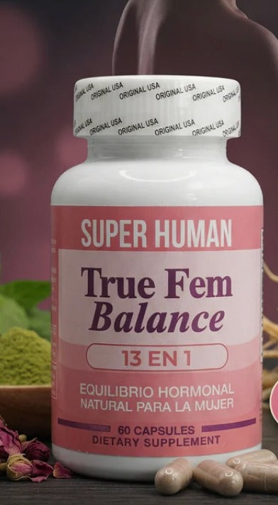 True Fem Balance 13 en 1 – Equilibrio Hormonal Natural para Mujeres | Energía, Menopausia y Bienestar Femenino