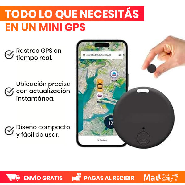 Rastreador GPS Portátil | Seguridad Total para Vehículos, Familias y Objetos de Valor