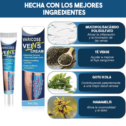 VEINS– Gel Alivio Venas y Várices 20g