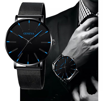 Reloj GENEVA con pulsera de cuarzo + REGALO