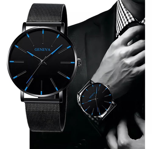 Reloj GENEVA con pulsera de cuarzo + REGALO