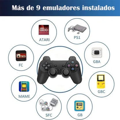 Game Stick Lite 64GB – 10,000 Juegos Retro + 9 Emuladores