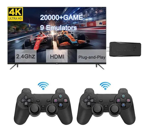 Game Stick Lite 64GB – 10,000 Juegos Retro + 9 Emuladores