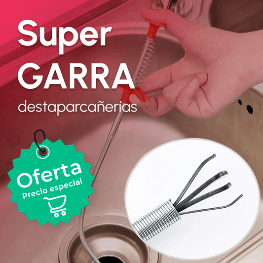 Super Garra Destapacañerías + envío GRATIS