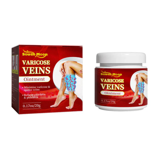 Crema para várices South Moon Varicose Veins – Alivio de piernas cansadas, inflamación y arañitas